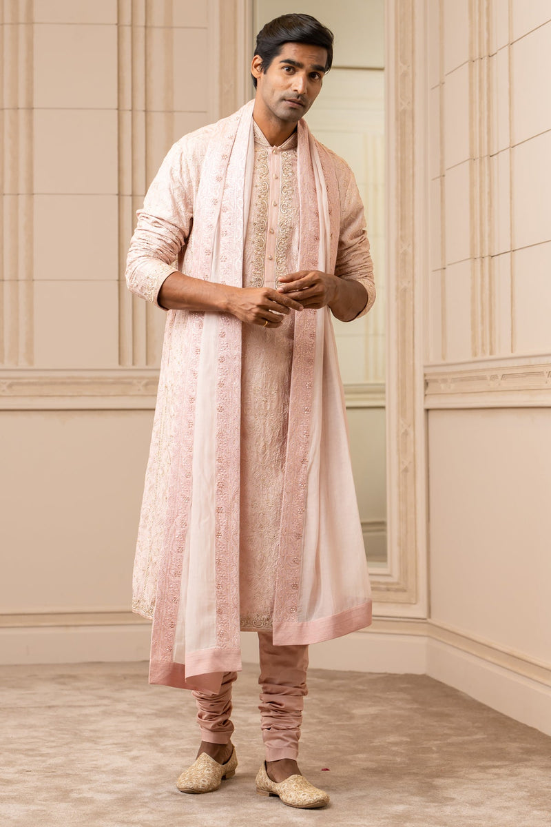 Pink Silk Kurta