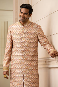 Digital-Printed Sherwani