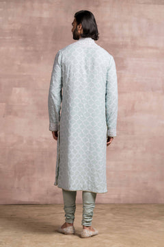 Chikankari Embroidered Jaal Kurta