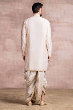 Chikankari Embroidered Chanderi Kurta