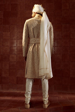 Gold-Coloured Sherwani