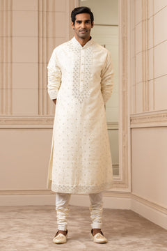 Ivory Zardozi Kurta