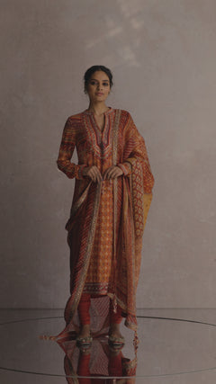 Kurta-Dupatta-Churidar