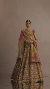 Blouse-Dupatta-Lehenga