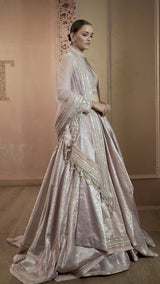 Lehenga, Blouse, Drape, And Dupatta