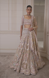 Lehenga, Blouse, and Dupatta