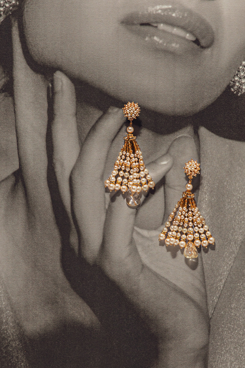 Pearl Tassel earrings