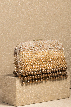 Pearl Fringe Clutch Bag