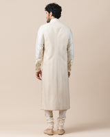 Textured Sleeveless Sherwani