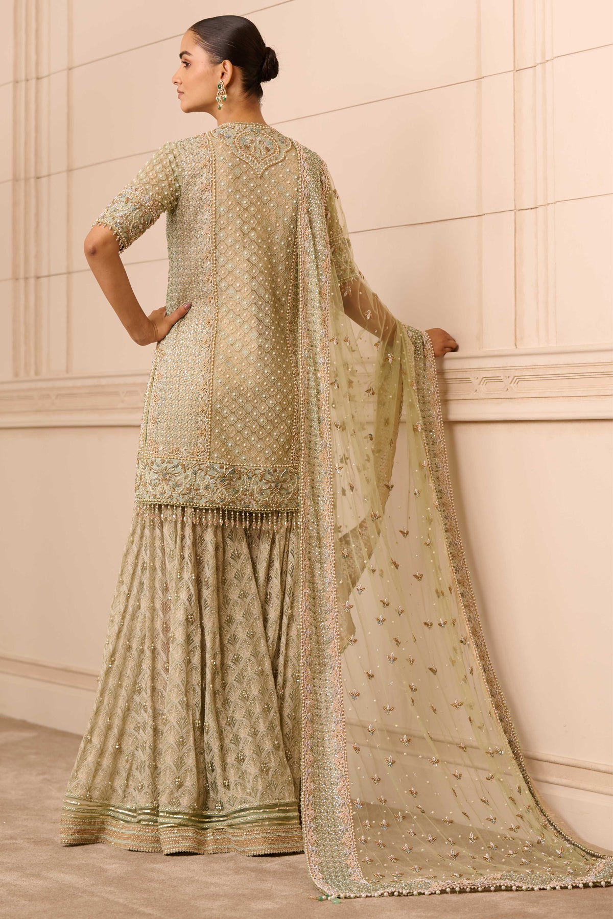 Kurta, Sharara, And Dupatta