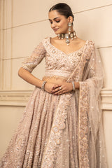 Embroidered Lehenga, Blouse, And Dupatta