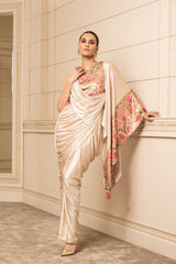 Concept Saree with Printed Bodice