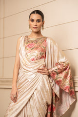 Concept Saree with Printed Bodice