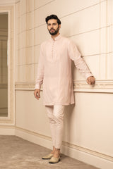 Short Kurta Paired With Matching Aligarhi Pants