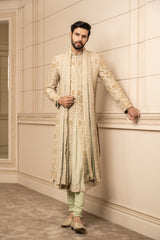 Resham Thread Embroidered Sherwani