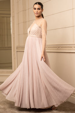 Flared Gown With Bodice