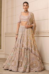 Lehenga, Blouse, and Dupatta