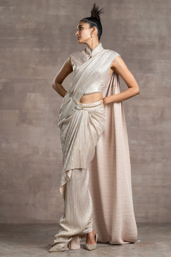 Draped concept saree and corset