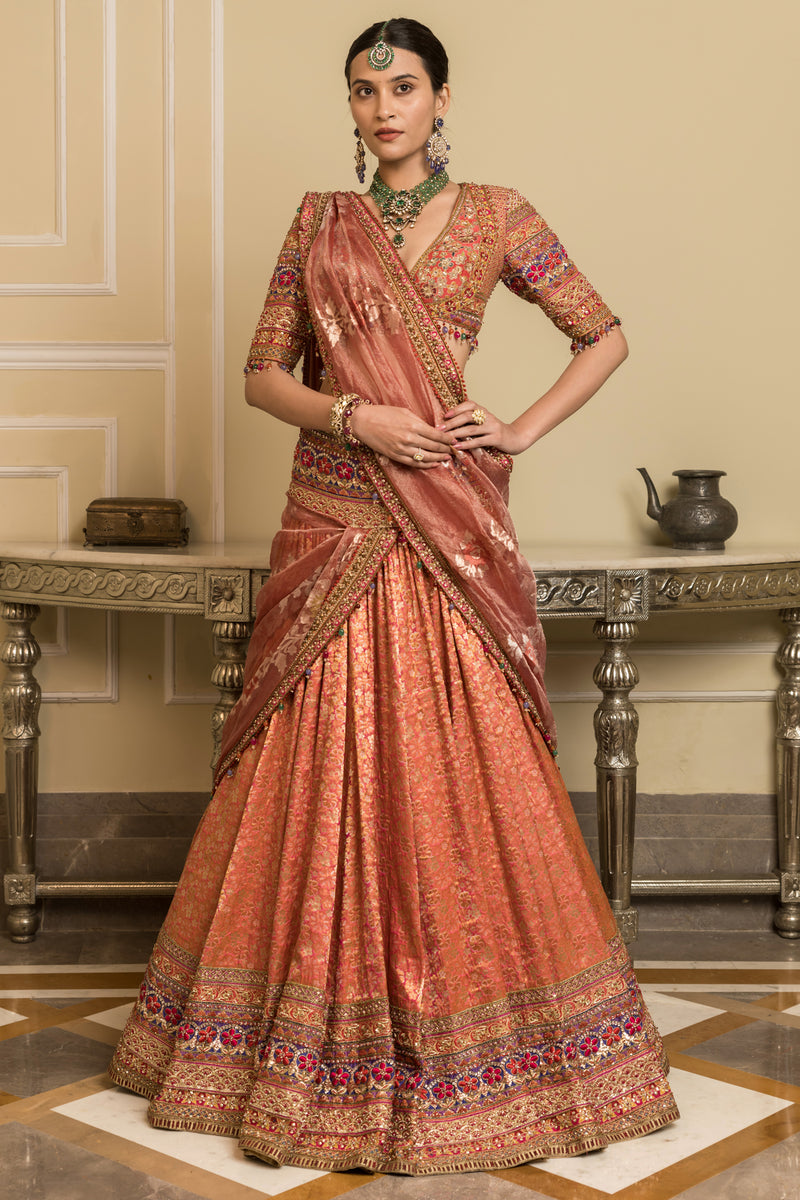 Pure Pattu Half saree | langa Voni Designs for Girls – Shivangi - Pattu  pavadai & Half Saree Shop