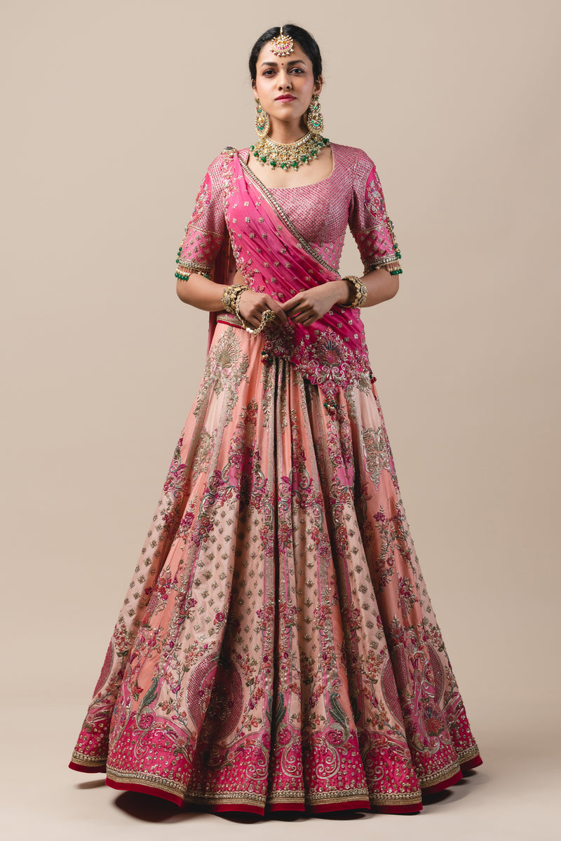 56% OFF on Payal Fashion Self Design Lehenga Choli(Multicolor) on Flipkart  | PaisaWapas.com