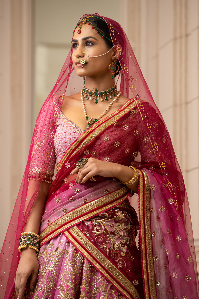 Sabyasachi banarsi lehenga with tilla work border | Bridal lehenga  collection, Party wear lehenga, Indian wedding dress