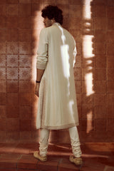 Ivory And Gold Kurta