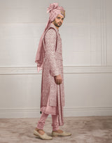 Sherwani In Raw Silk Fabric